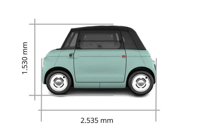 fiat topolino afmetingen